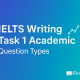 انواع سوالات رایتینگ تسک ۱ آیلتس آکادمیک تصویر شاخص