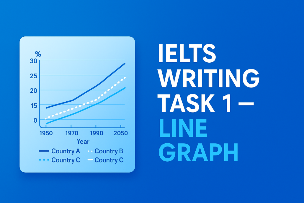 آموزش رایتینگ تسک 1 آیلتس — نمودار خطی (line graph)