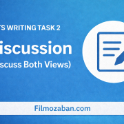 آموزش رایتینگ آیلتس تسک دو سوالات Discussion