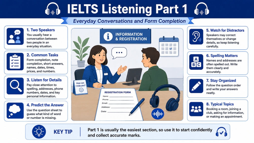 IELTS Listening Part 1